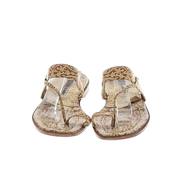 Gold Patterned Sandals - Picture 2 of 2